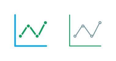 Line Chart Icon vector