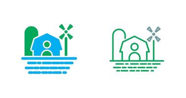 Farm House Icon vector