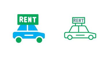 Rent a Car Icon vector