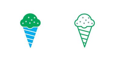 icono de helado vector