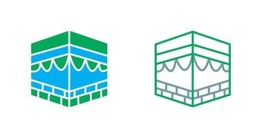 kana kaaba icono vector