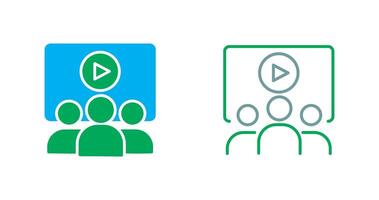 Online Course Icon vector