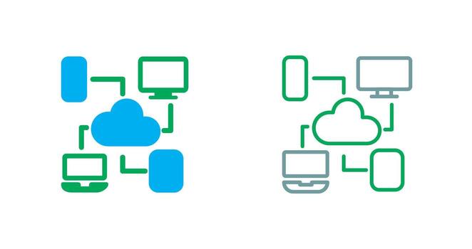Cloud Computing Icon vector