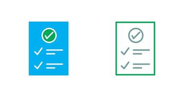 Check Up List Icon vector