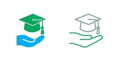 Graduation Hat Icon vector