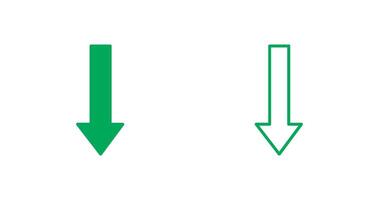 Arrow Down Icon vector