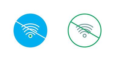 No Wifi Icon vector