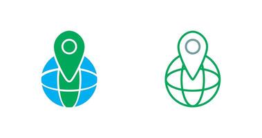 Global Locations Icon vector