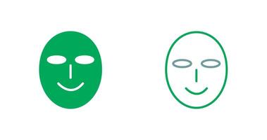 Ancient Face Mask Icon vector