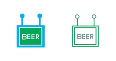 Beer Sign Icon vector