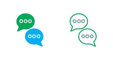 Chat Conversation Icon vector