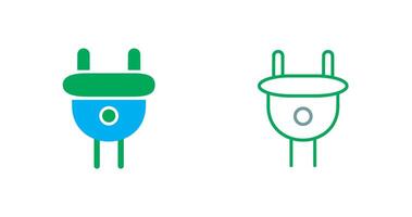 Plug I Icon vector