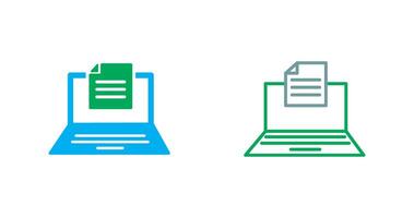 Online Exam Icon vector