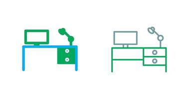 Study Desk I Icon vector