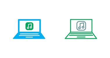 Play Music Icon vector