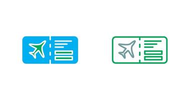 Plane Tickets Icon vector