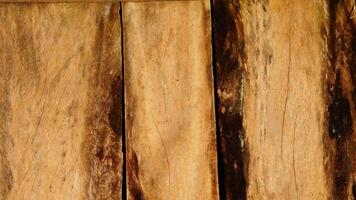 Photo of brown wooden board texture for background