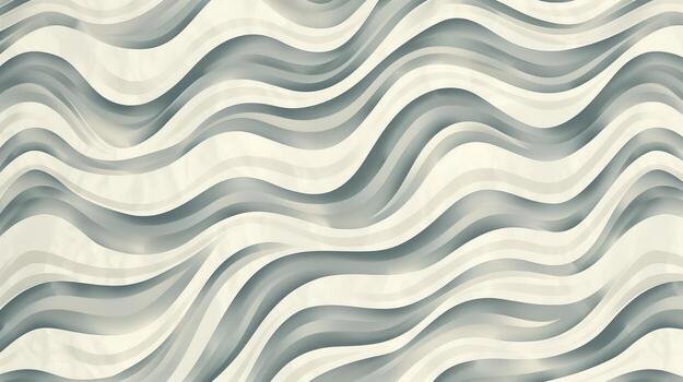 AI generated A gray and white pattern with small, organic shapes in the style of animal print. An almost wavy texture that resembles water ripples or waves. Generated by artificial intelligence. photo