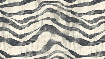 AI generated A gray and white pattern with small, organic shapes in the style of animal print. An almost wavy texture that resembles water ripples or waves. Generated by artificial intelligence. photo