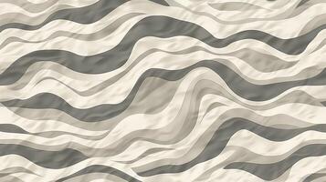 AI generated A gray and white pattern with small, organic shapes in the style of animal print. An almost wavy texture that resembles water ripples or waves. Generated by artificial intelligence. photo