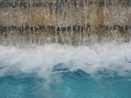 fondo de textura de agua azul foto