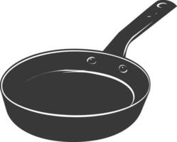 ai generado silueta pan Cocinando herramienta negro color solamente vector