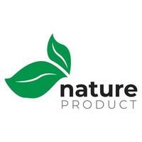 Nature green leaf element vector