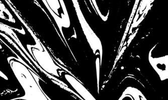 black and white abstract painting of a swirl vector