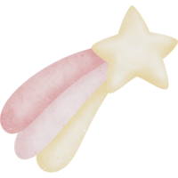 schön Schießen Star Aquarell Clip Art, Rosa Schießen Star Clip Art, druckbar Kindergarten Mauer Kunst, Kindergarten Dekor, Kinder Zimmer Mauer Dekor, Baby Einladung, Baby Dusche, Geburtstag Party, es ist ein Mädchen png