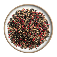 Spices in a Plate on Transparent background - png