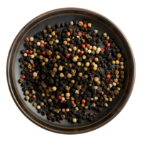 Spices in a Plate on Transparent background - png