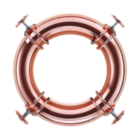 3D Rendering of a Lifebuoy Life Safety on Transparent Background - png