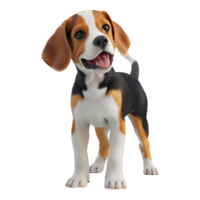 Brown Dog Sitting on Transparent background - png