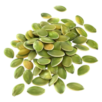 3D Rendering of a Pumpkin Seeds on Transparent Background - png