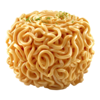 3D Rendering of a Noodles on Transparent Background - png