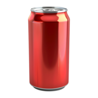 Soft Drink Tin pack on Transparent background - png