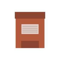 Box illustrated in vector