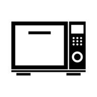 Microwave oven in vector