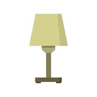 Bedside lamp in vector