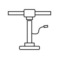 Bike pump icon on white background vector