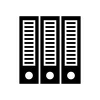 Binder icon on white background vector