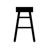Bar stool icon on white background vector