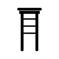 Bar stool icon on white background vector