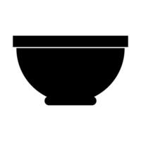 Bowl icon on white background vector
