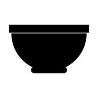 Bowl icon on white background vector