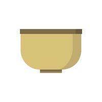 Bowl illustrated in vector