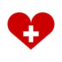 Swiss flag in vector