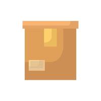 Box illustrated in vector