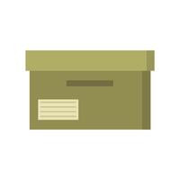 Box illustrated in vector