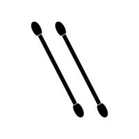 Cotton ear swab in vector